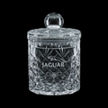 48 Oz. Small Medallion Crystal Barrel Jar & Lid